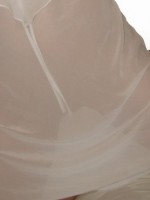 Calis little nighty is very sheer and she doesnt have panties on