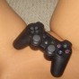 Monroe gets naked while playing video games