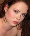 Cute red headed Lana shows off her perfect cock sucking lips