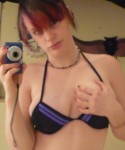 Teen slut takes pictures of herself in her underwear to post on the internet