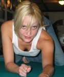Drunk girl strips at the bar infront of her friends