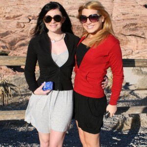 Cute exgirlfriend with friend