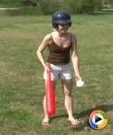 Watch as petite teen Shelby plays around at the public park