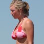 Teens at the beach in candid pictures