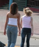Candid pictures of girls in tight jeans on the street
