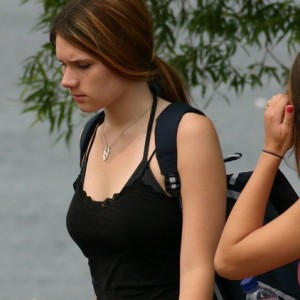 Cute girls in candid pictures