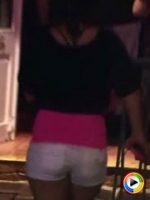 Watch cute girls in short shorts at Mardi Gras