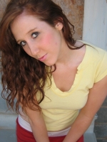 Cute cock tease Ruby shows off her curves outdoors